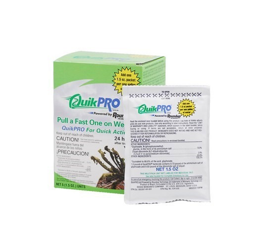 Roundup QuikPRO® Dry Pack 5 x 1.5 - 6 boxes per case - Herbicides